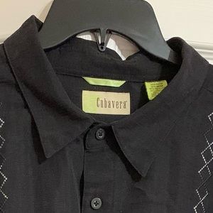 Men Long Sleeve shirt Cubanera size 4XLT/4XGL